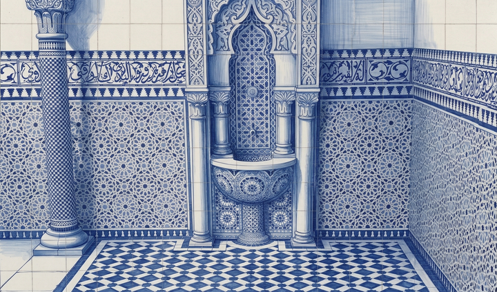 Geometrischen Azulejos: Vom maurischen Mosaik zur urbanen Eleganz