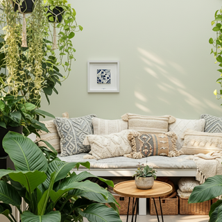 Azulejo-Wandbild “Florales Ornament”