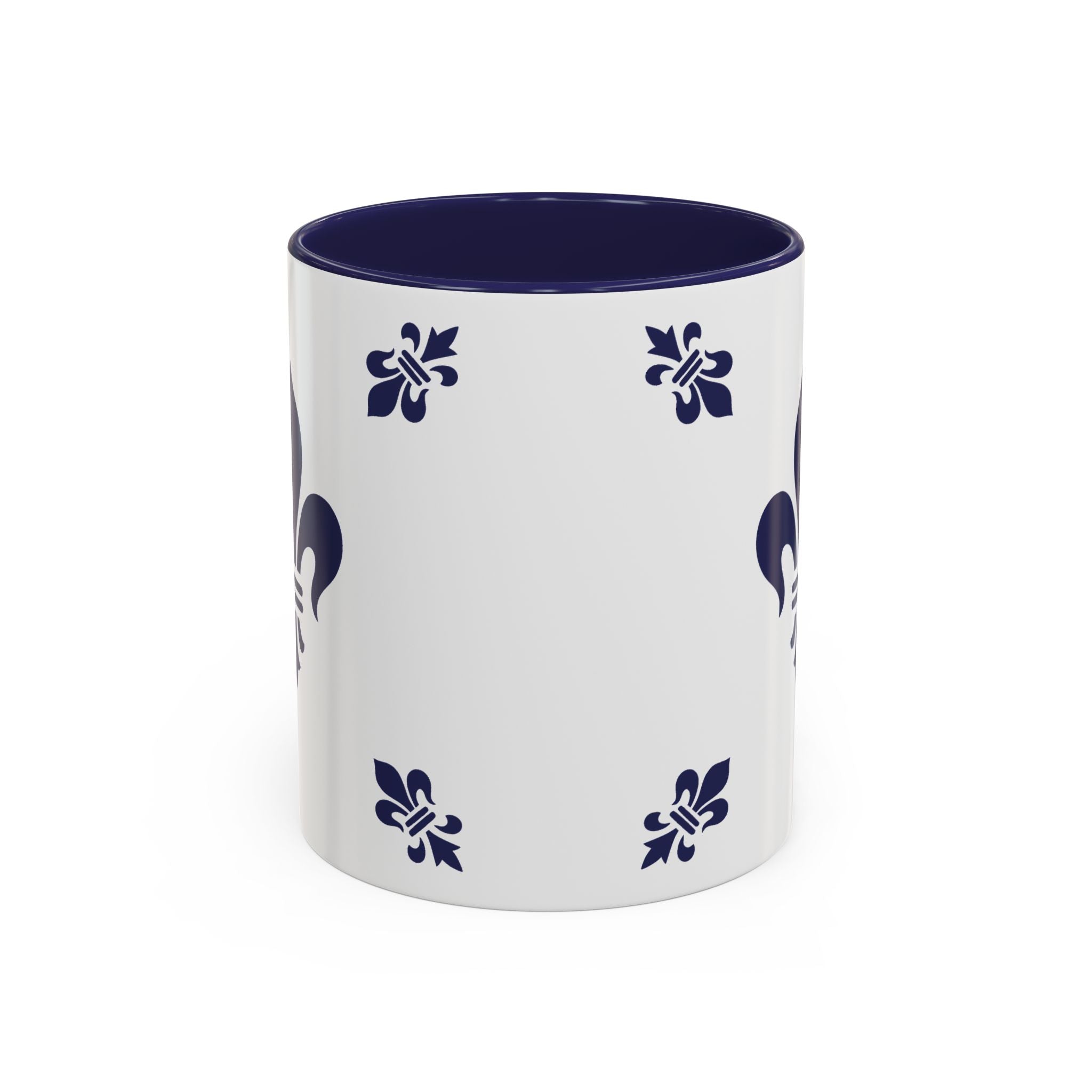 Keramikbecher – Azulejo-Motiv "Fleur de Lis"