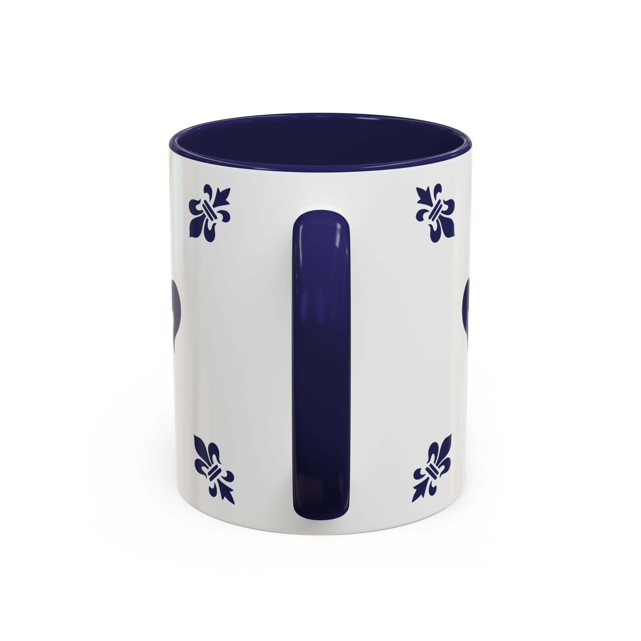 Keramikbecher – Azulejo-Motiv "Fleur de Lis"