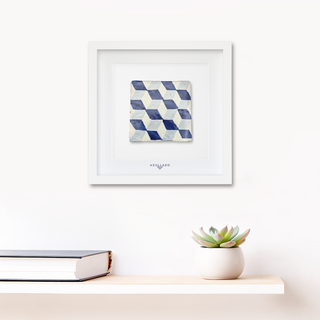 Azulejo Wall Mural "3D Cube Illusion"