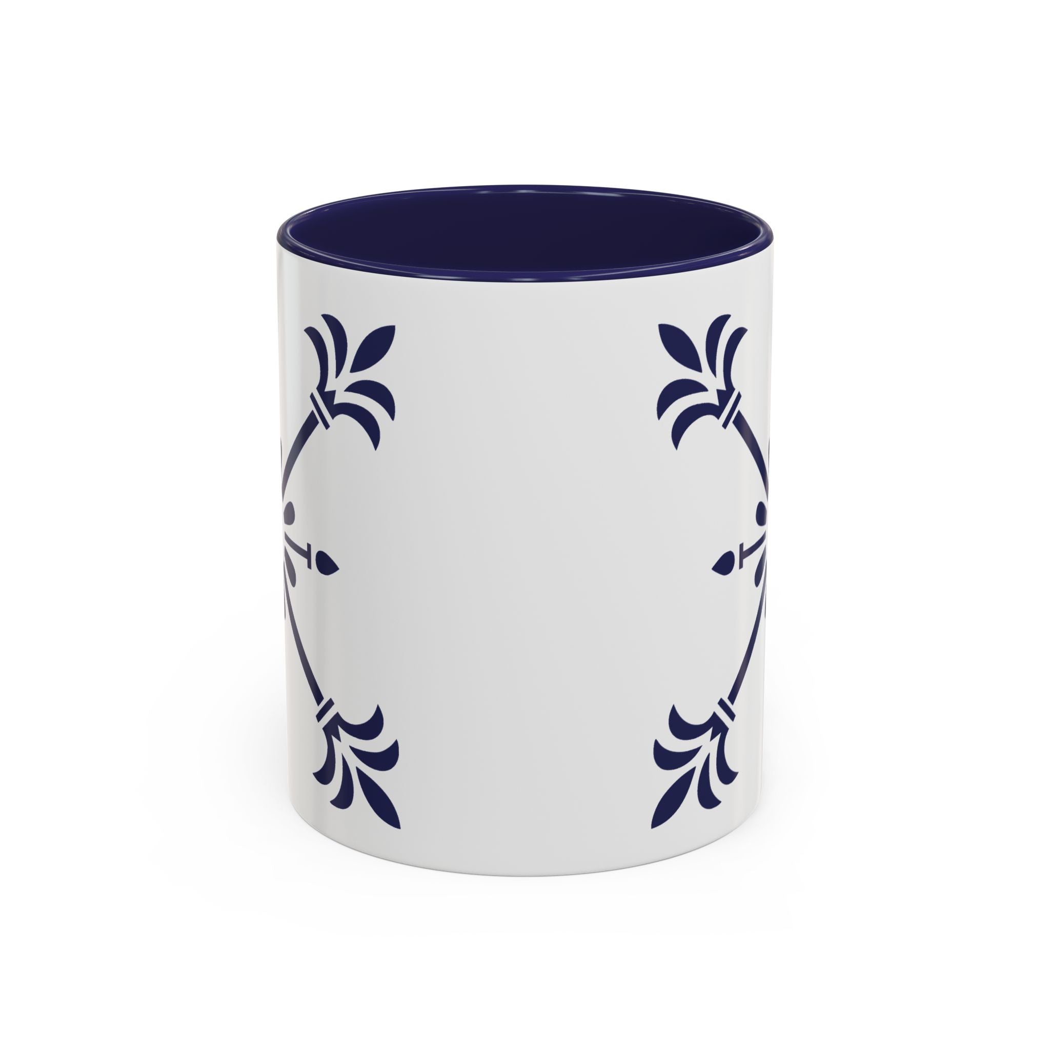 Keramikbecher – Azulejo "Florales Speermotiv"