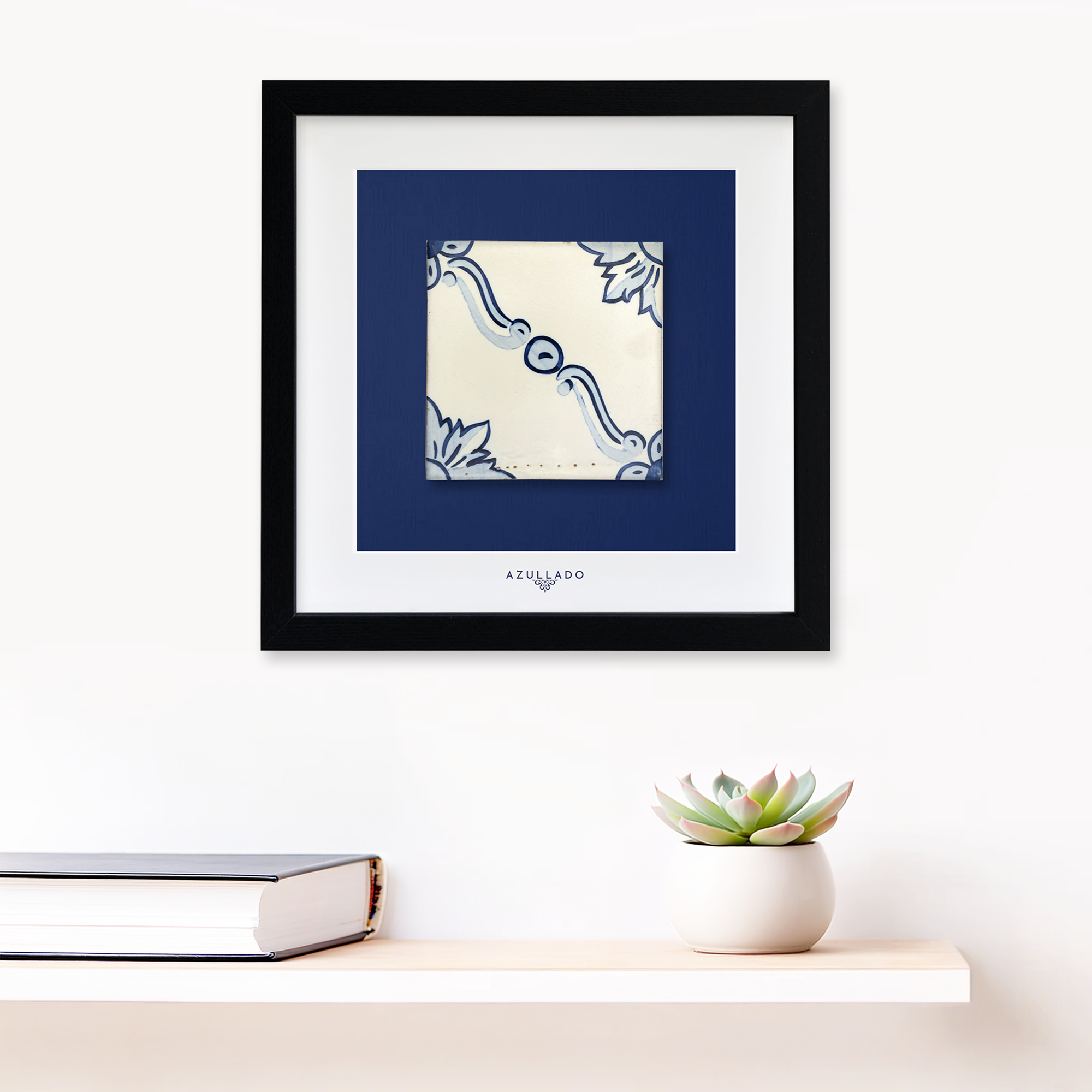Azulejo-Wandbild “Blütengirlande"