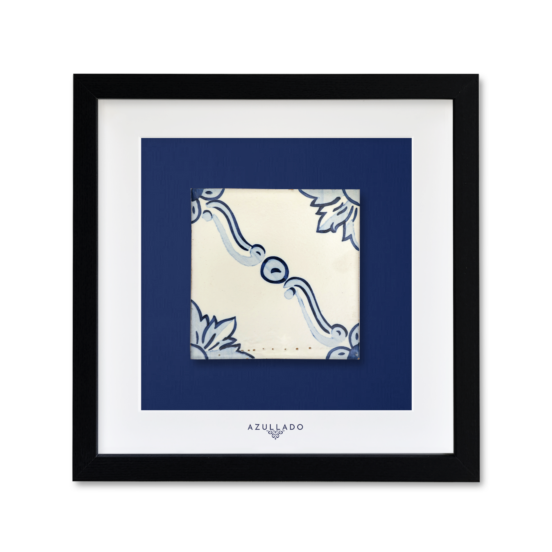 Azulejo-Wandbild “Blütengirlande"