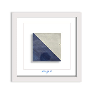 Azulejo-Wandbild “Blaue Diagonale”