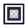 Azulejo Mural “Diamond Lattice” – Framed Portuguese Tile 30×30 cm