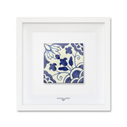 Tableau mural en azulejo « Ornement floral »