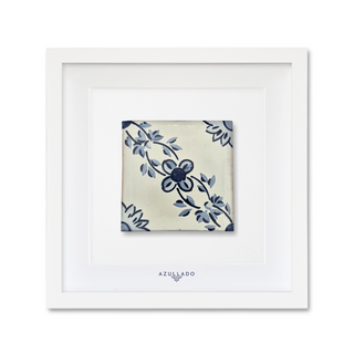 Azulejo-Wandbild “Florales Rankenmuster”