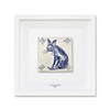 Azulejo-Wandbild “Gestreifte Katze”