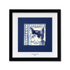 Azulejo-Wandbild “Grimmige Katze