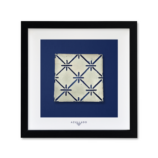 Azulejo-Wandbild “Diamant-Gitter”