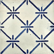 Tableau mural en azulejo « Treillis losangé »