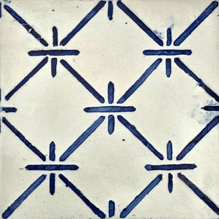 Azulejo-Wandbild “Diamant-Gitter”
