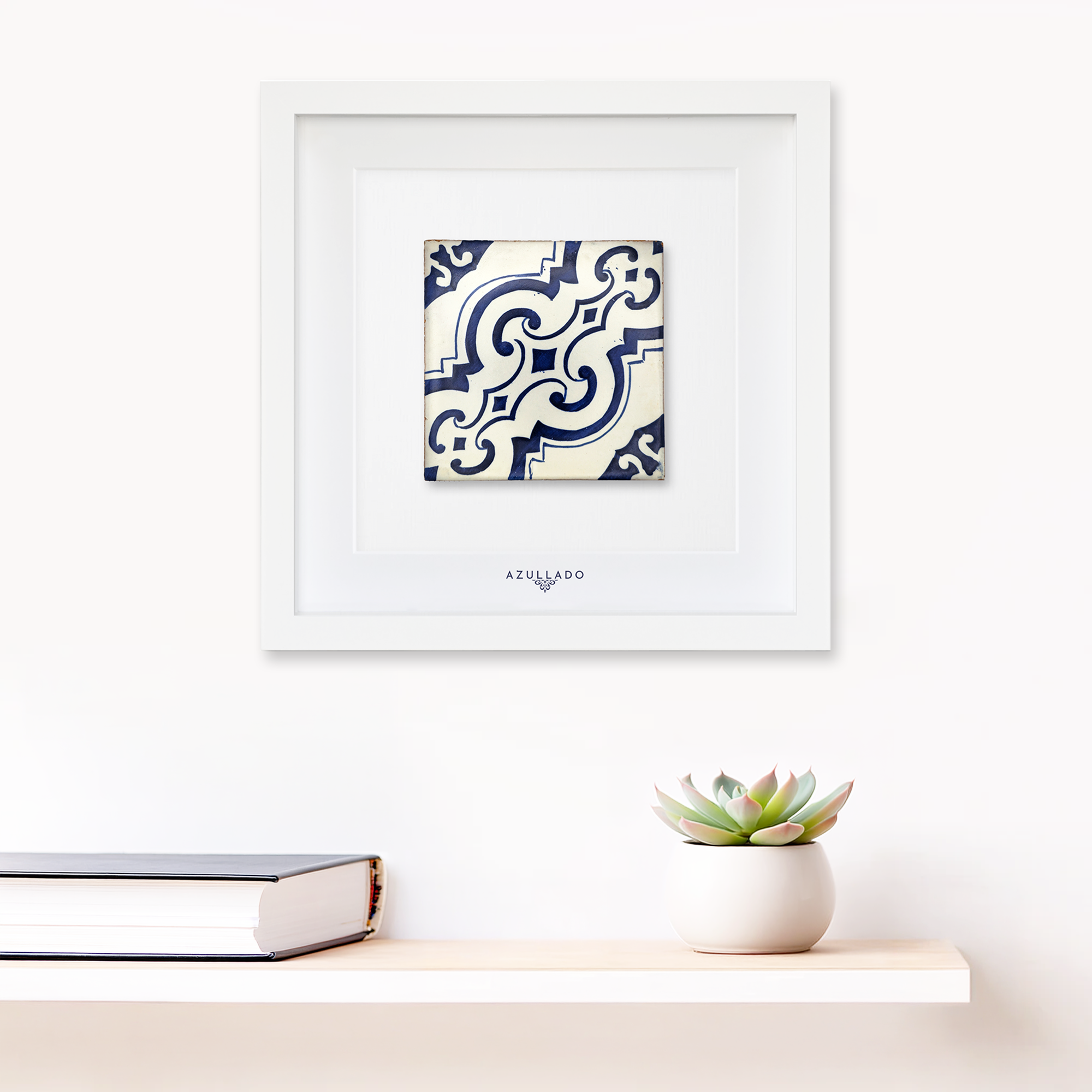 Azulejo-Wandbild “Barocker Strudel"