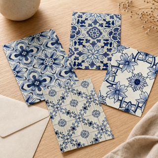 Azulejo-Postkarten-Set „Coimbra“