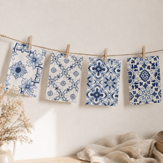 Azulejo-Postkarten-Set „Coimbra“