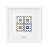 Azulejo-Wandbild “Blütenraster
