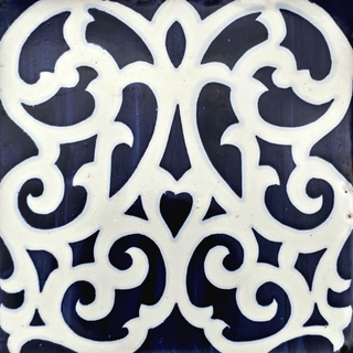 Azulejo-Wandbild „Zentrales Herz“