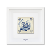 Tableau mural en azulejo « Oiseau sur l’eau »