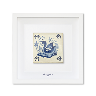 Azulejo-Wandbild “Vogel auf dem Wasser”