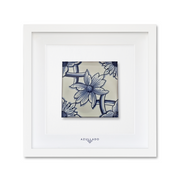 Tableau mural en azulejo « Fleur ornementale »
