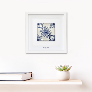 Azulejo-Wandbild “Zierblüte”